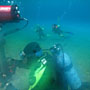 gruenersee:diving with friends